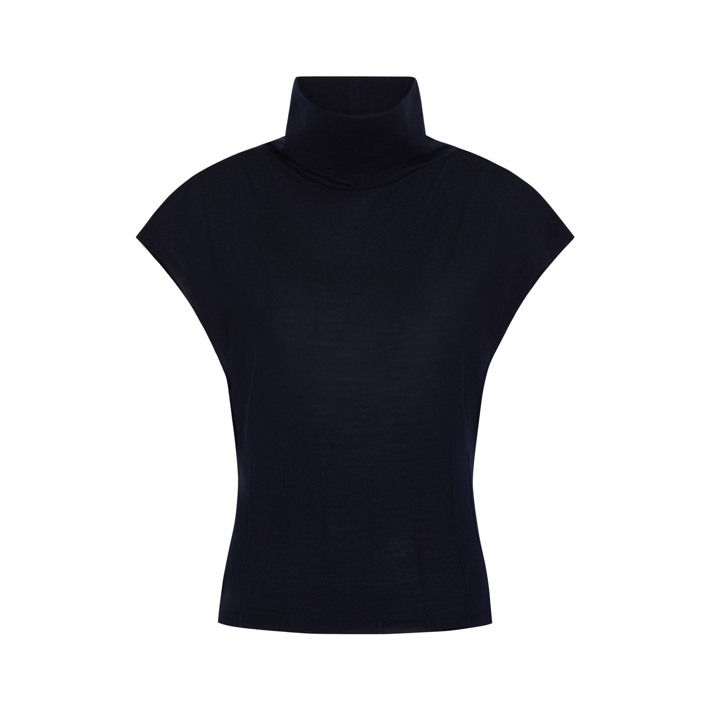Funnel Neck Sleeveless Top