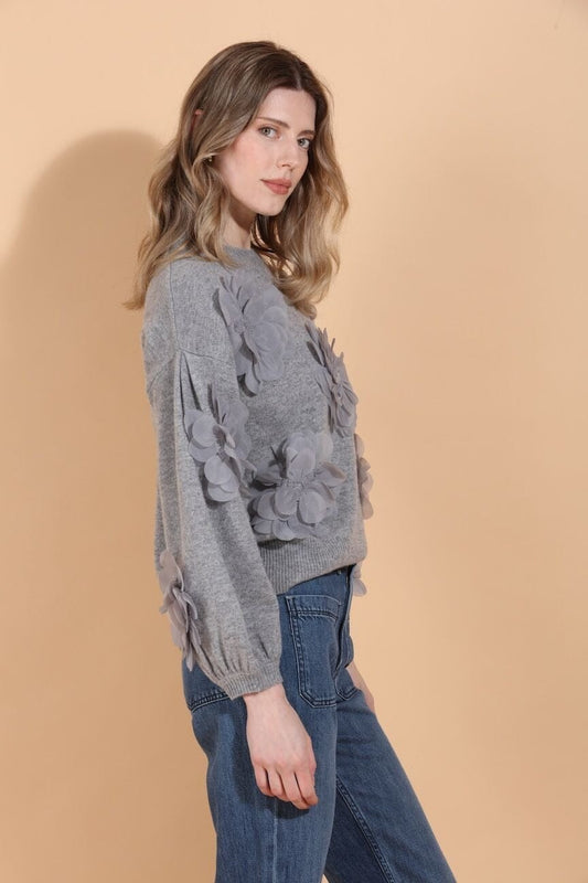 Merino Wool Round Neck Sweater-Sweaters-Uniquities