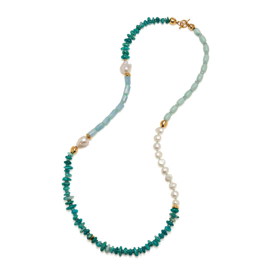 Cabana Necklace in Calder Garden-Jewelry-Uniquities