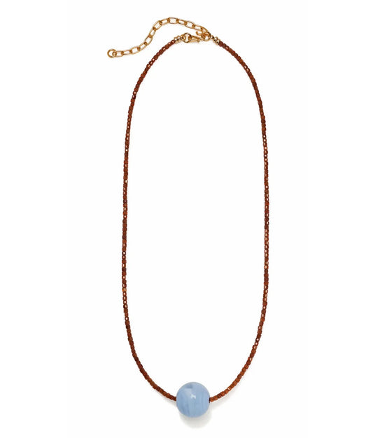 Callisto Necklace in Cerulean-Jewelry-Uniquities