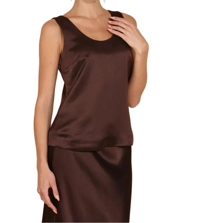 Acetate Sleeveless Top-Tops/Blouses-Uniquities