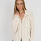 Callie Cashmere Zip Up Sweaters Archer Cashmere 