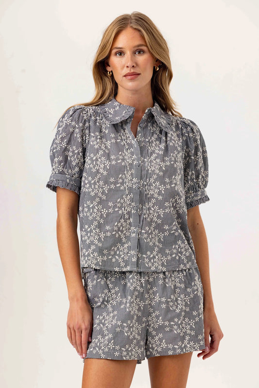 Lotus Shirt-Tops/Blouses-Uniquities