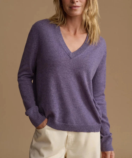 Flynn Cashmere V-Neck-Sweaters-Uniquities