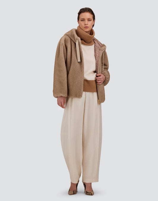 Blouson Jacket with Hood-Jackets-Uniquities