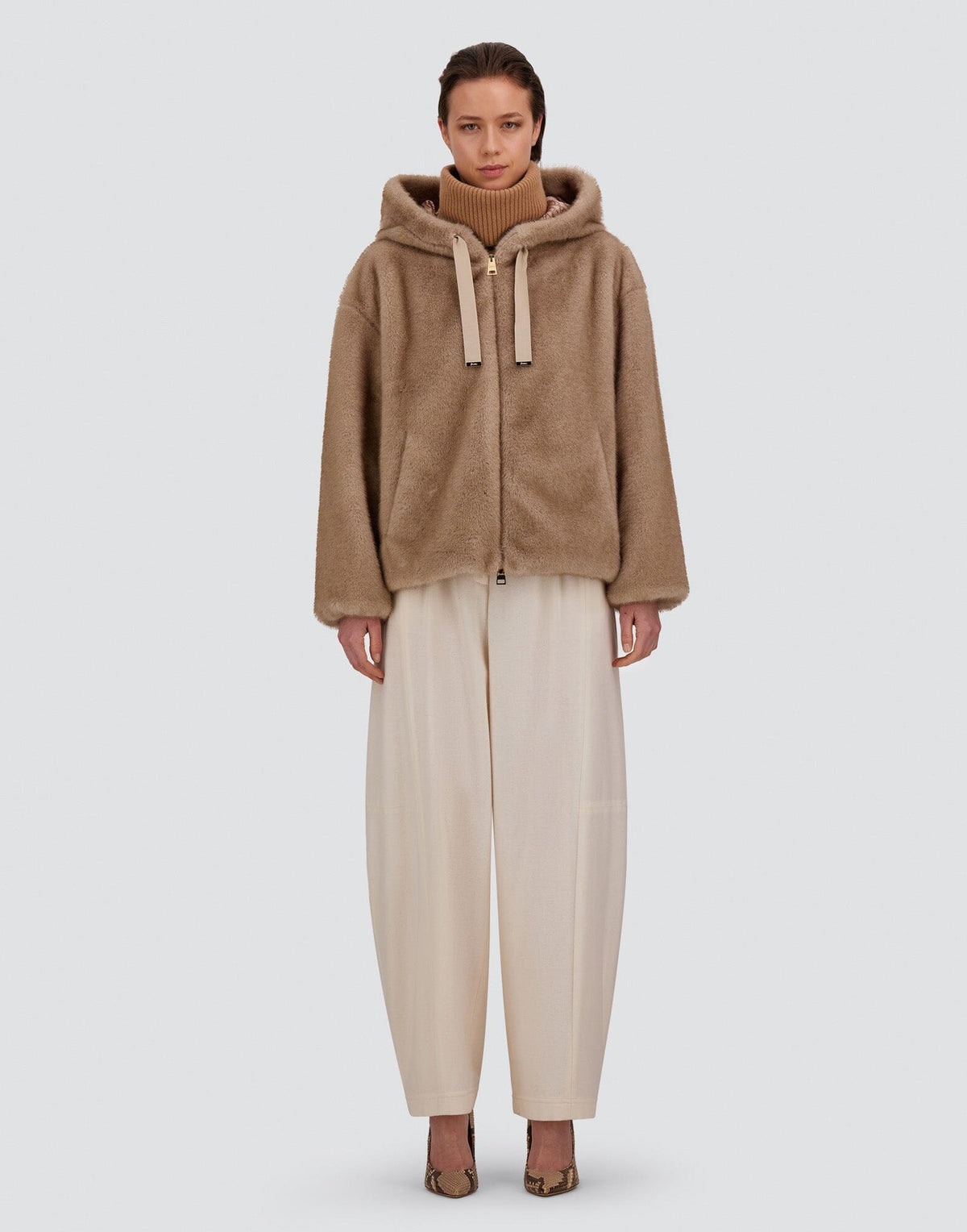 Blouson Jacket with Hood-Jackets-Uniquities