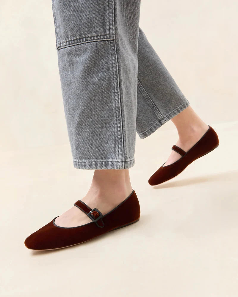 Ginger Mary Jane Flat-Shoes-Uniquities