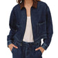 Crop Zip Up Barn Jacket-Jackets-Uniquities