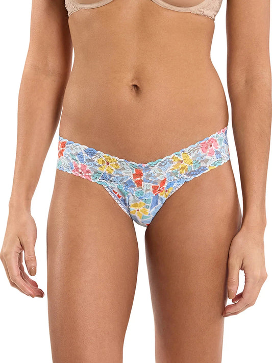 Lowrise Thong Floral Mosaic-Intimates-Uniquities