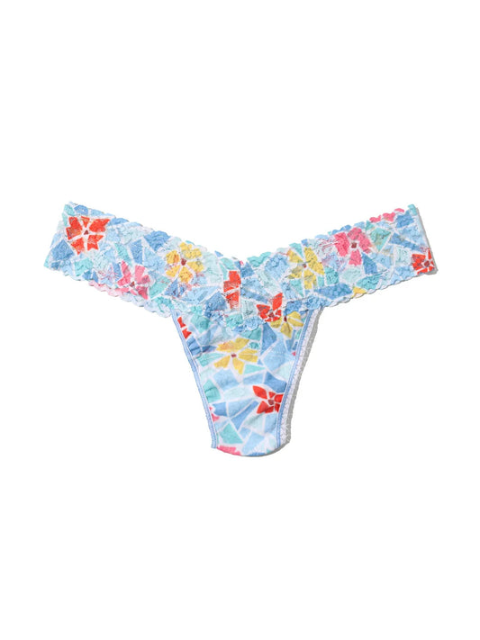 Lowrise Thong Floral Mosaic-Intimates-Uniquities