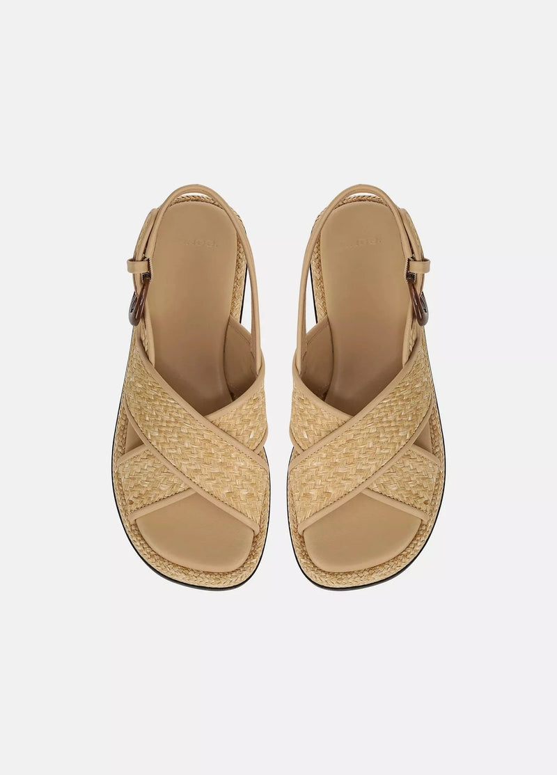 Helena Raffia Sandal-Shoes-Uniquities