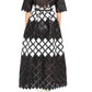 Lattice Midi Dress-Dresses-Uniquities
