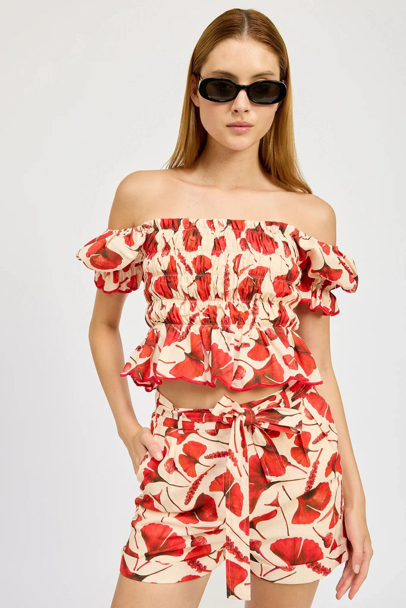Josie Belted Short-Bottoms-Uniquities
