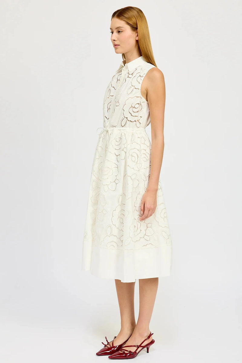 Chloe Belted Midi Dress-Dresses-Uniquities