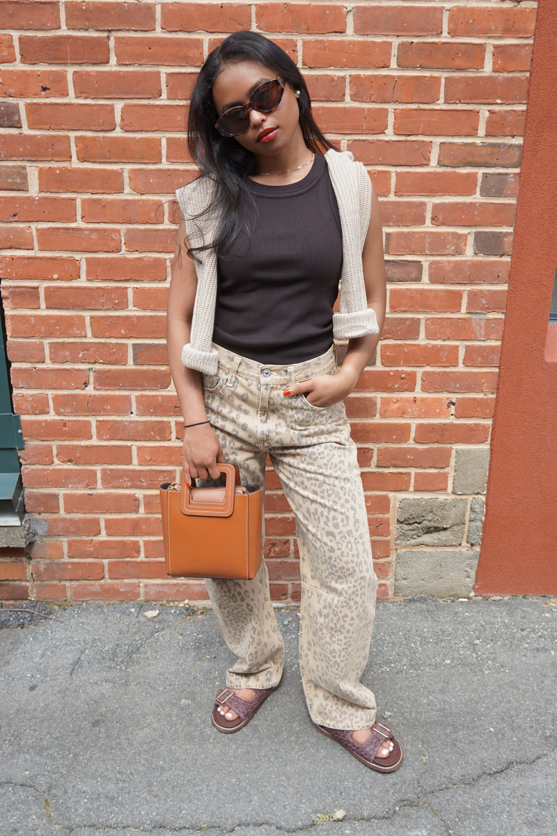 Miro Jeans in Natural Cheetah-Denim-Uniquities