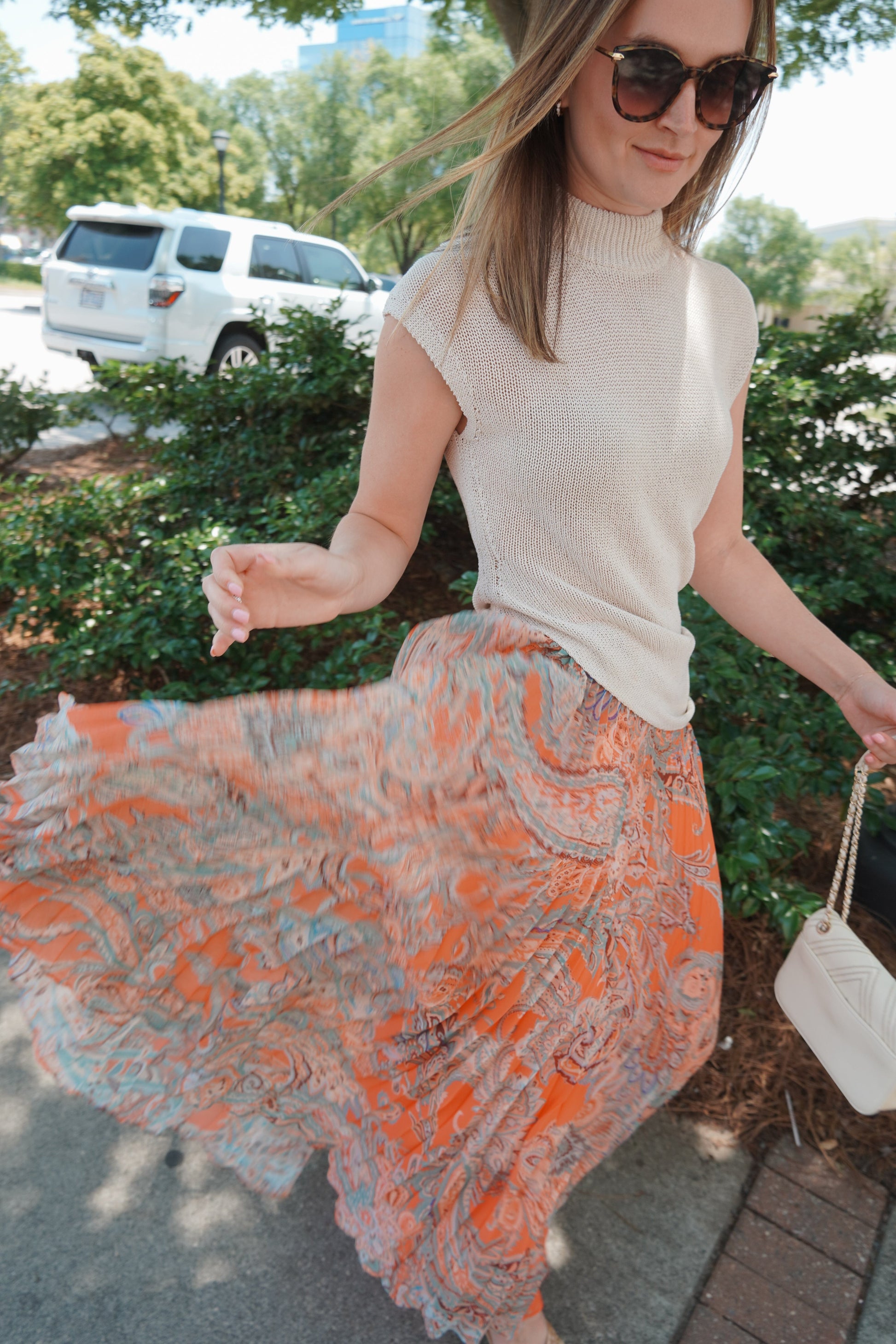 Torin Pleated Maxi Skirt-Bottoms-Uniquities