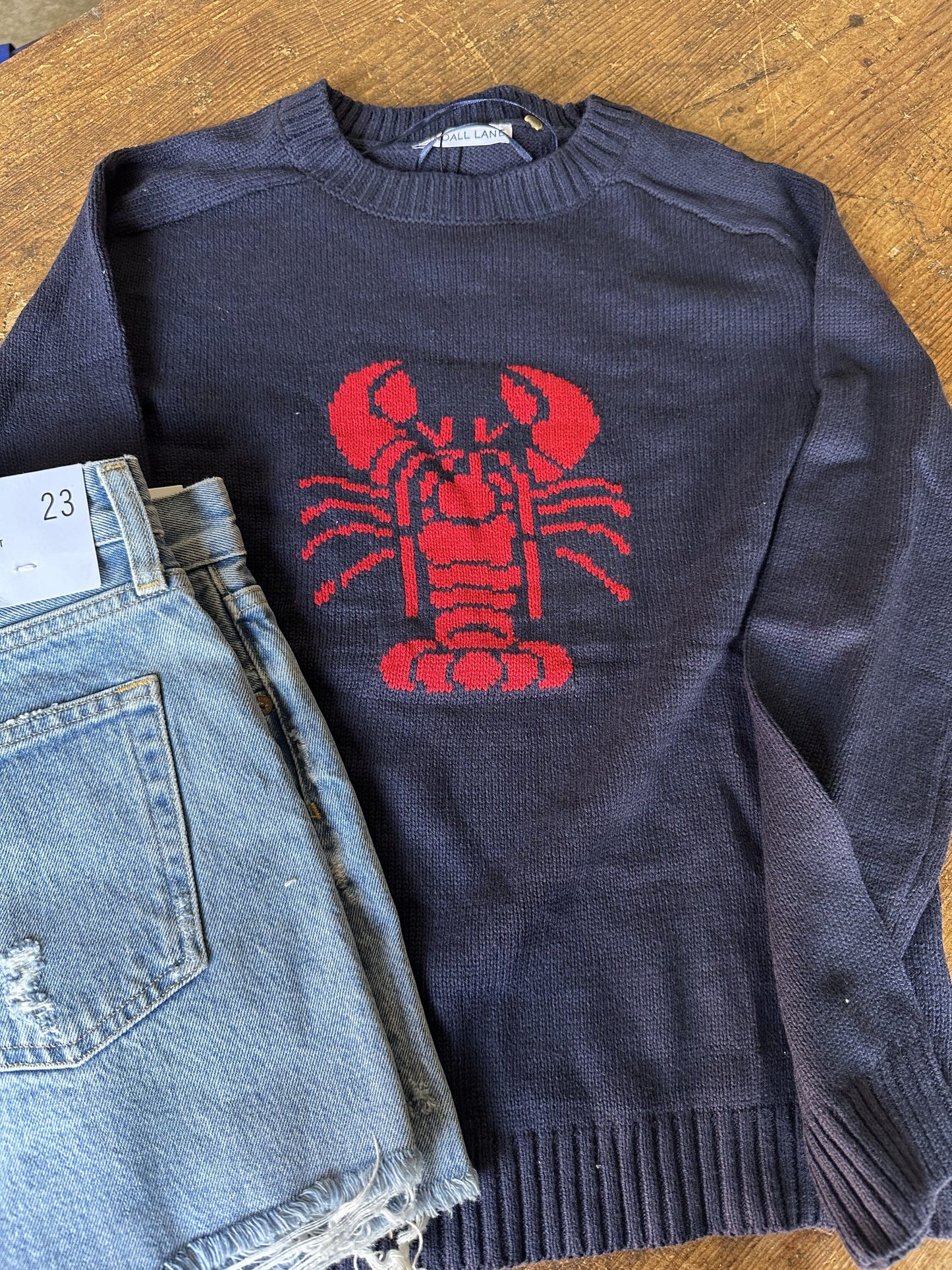 Lobster Sweater-Sweaters-Uniquities