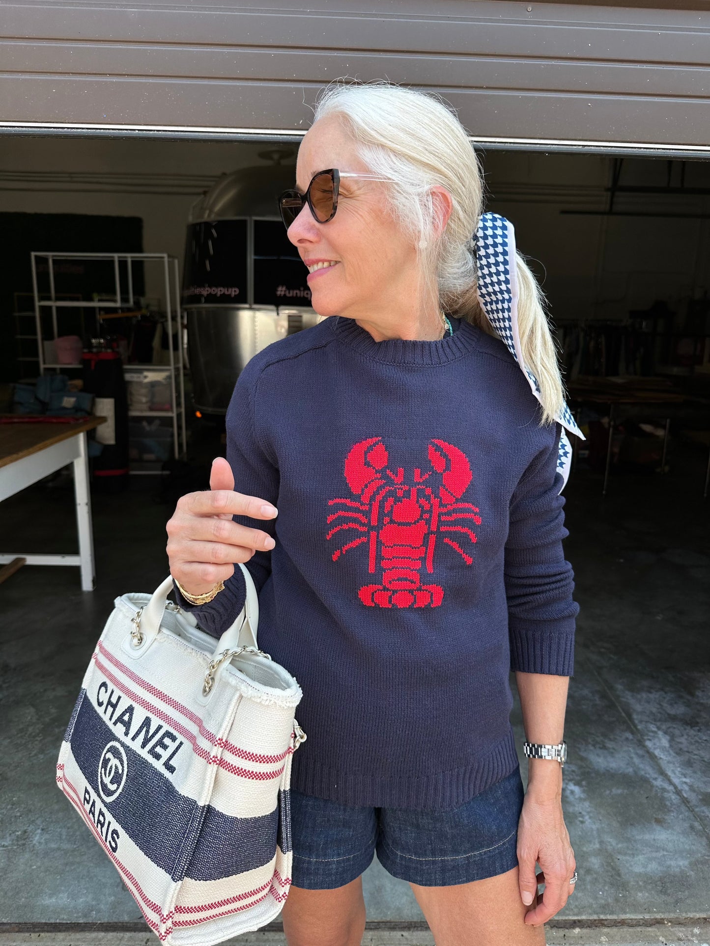 Lobster Sweater-Sweaters-Uniquities