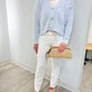 Solid Cropped V Neck Cardigan-Sweaters-Uniquities