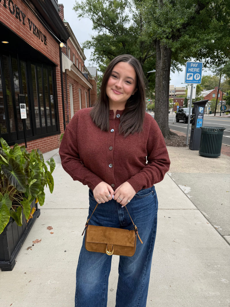 Cropped Cardigan-Sweaters-Uniquities