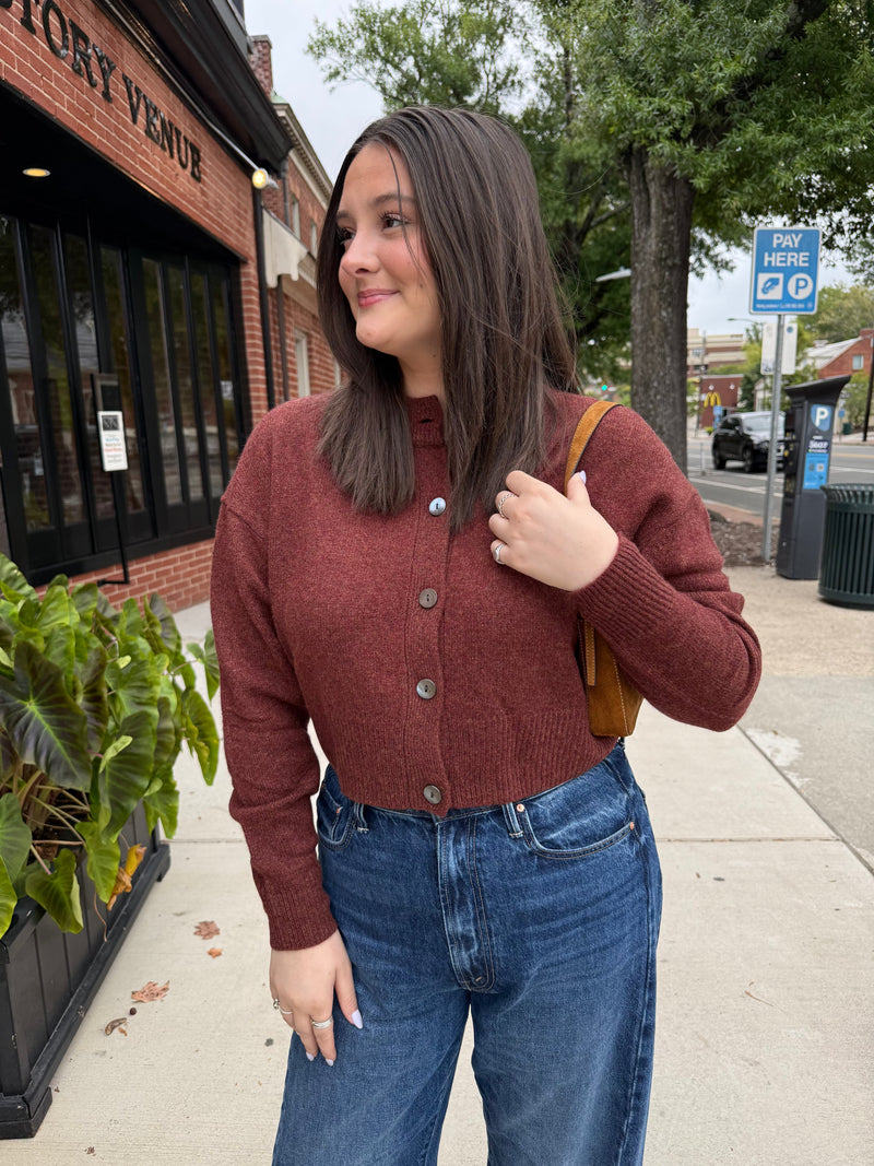 Cropped Cardigan-Sweaters-Uniquities