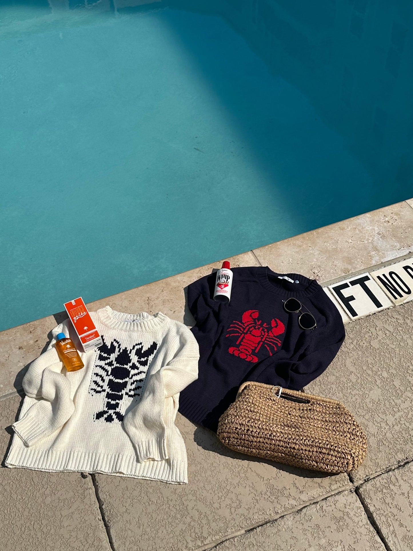 Cropped Lobster Sweater-Sweaters-Uniquities