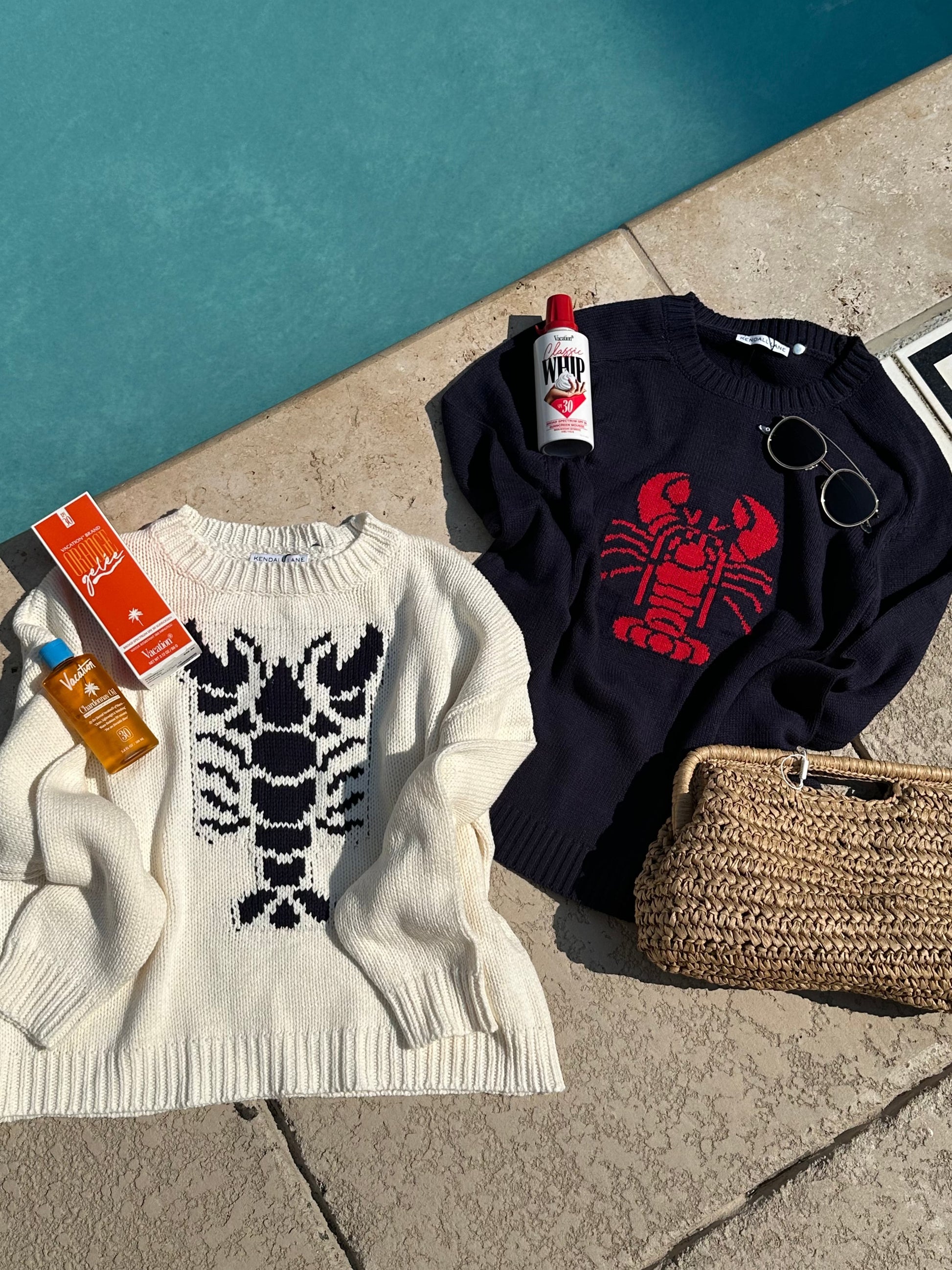 Lobster Sweater-Sweaters-Uniquities