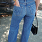 The Lemon Twist Sneak Jeans-Denim-Uniquities