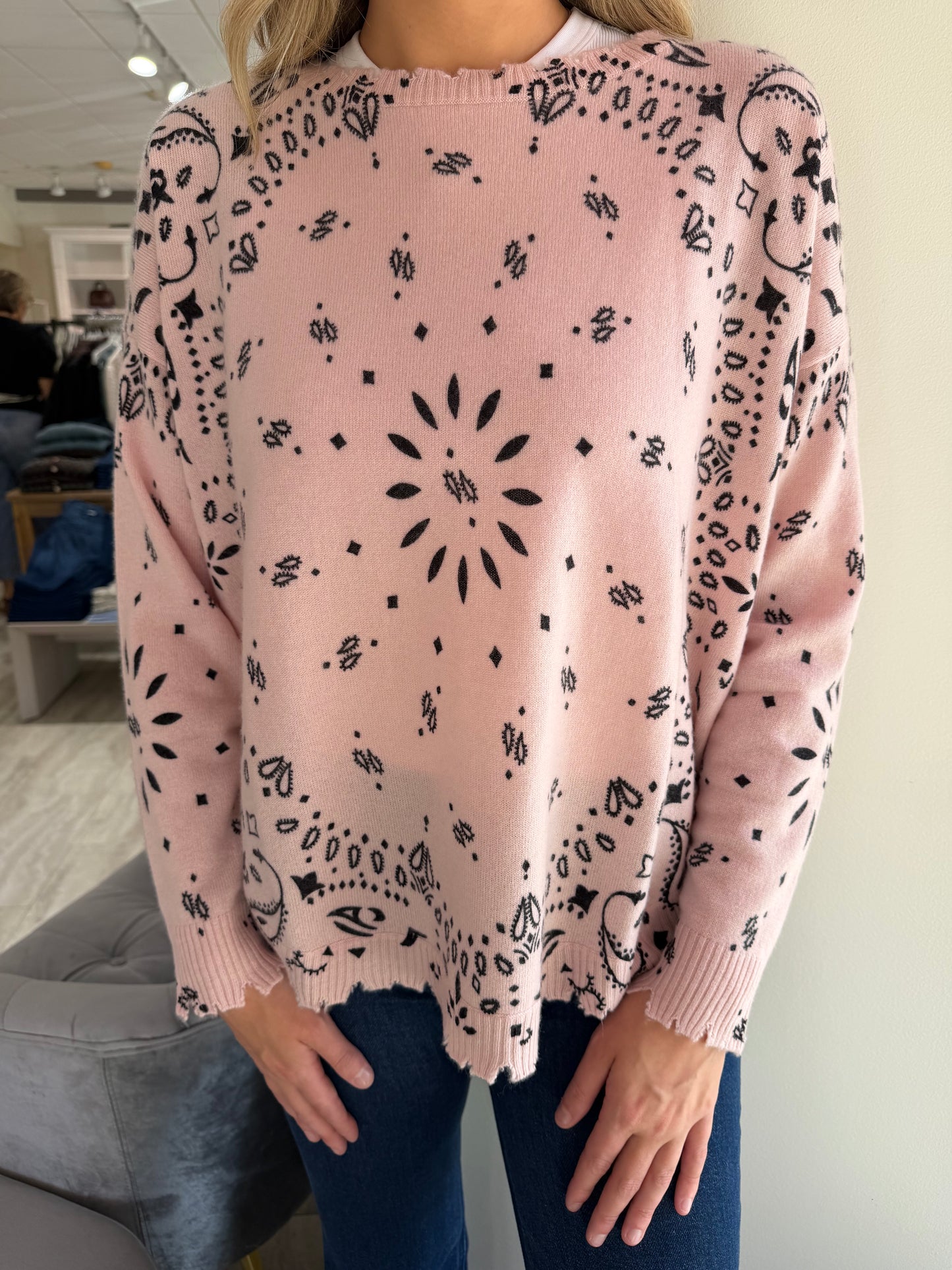 Mela Bandana Sweater