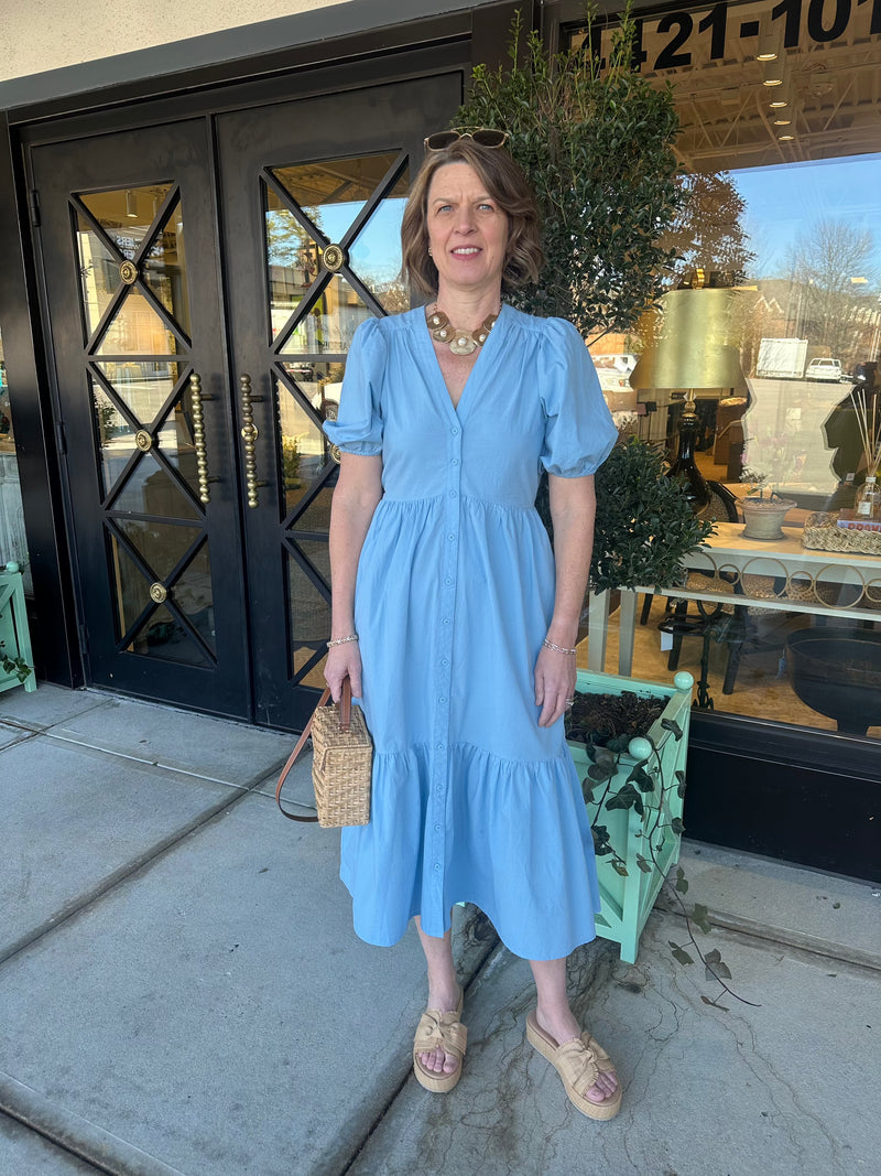 Sutton Midi Dress-Dresses-Uniquities