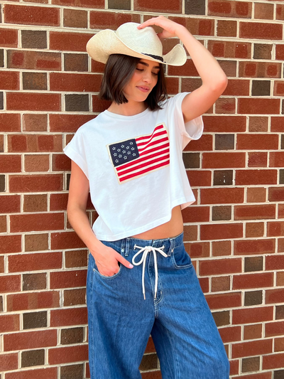 American Flag Tee-Tee Shirts-Uniquities