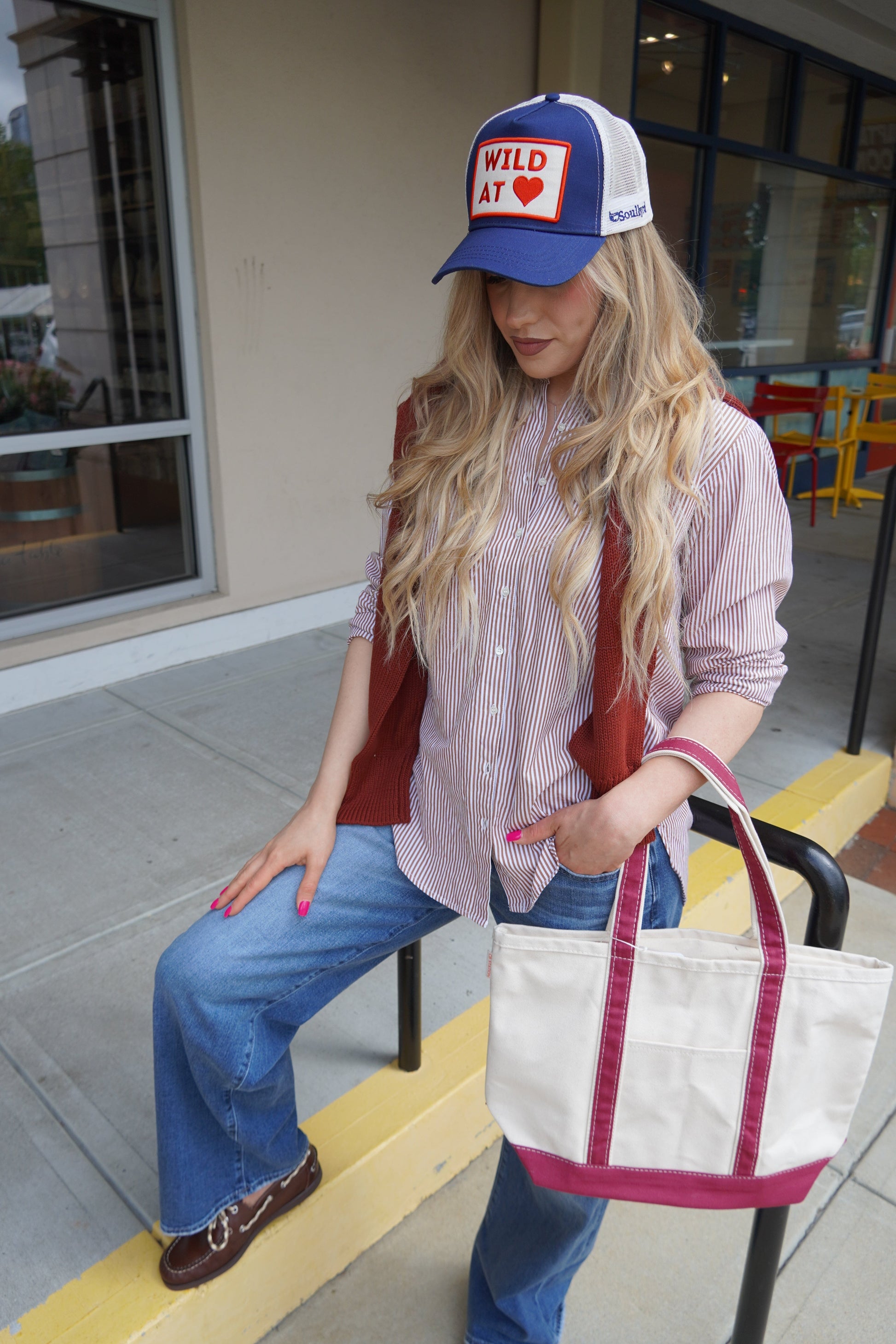 Everyday Tote Bag Maroon-Accessories-Uniquities