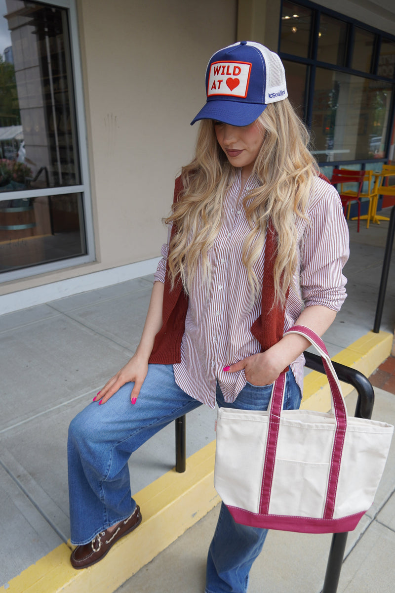 Everyday Tote Bag Maroon-Accessories-Uniquities