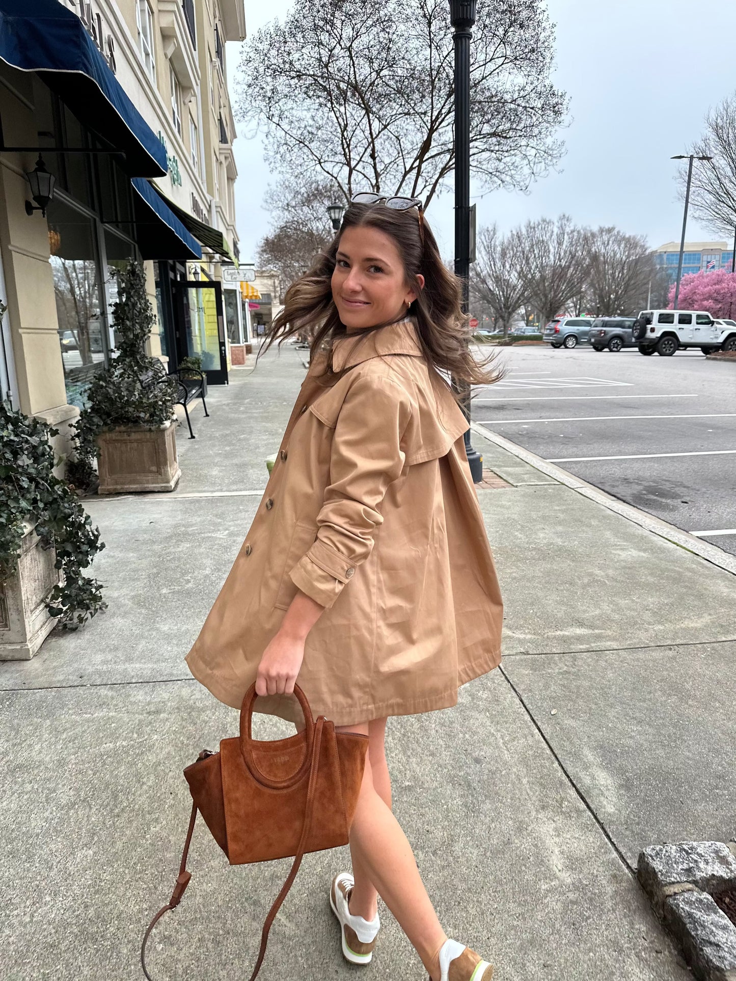 Mid Thigh Trench-Jackets-Uniquities