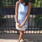 Boat Neck Dress With Shorts-Dresses-Uniquities