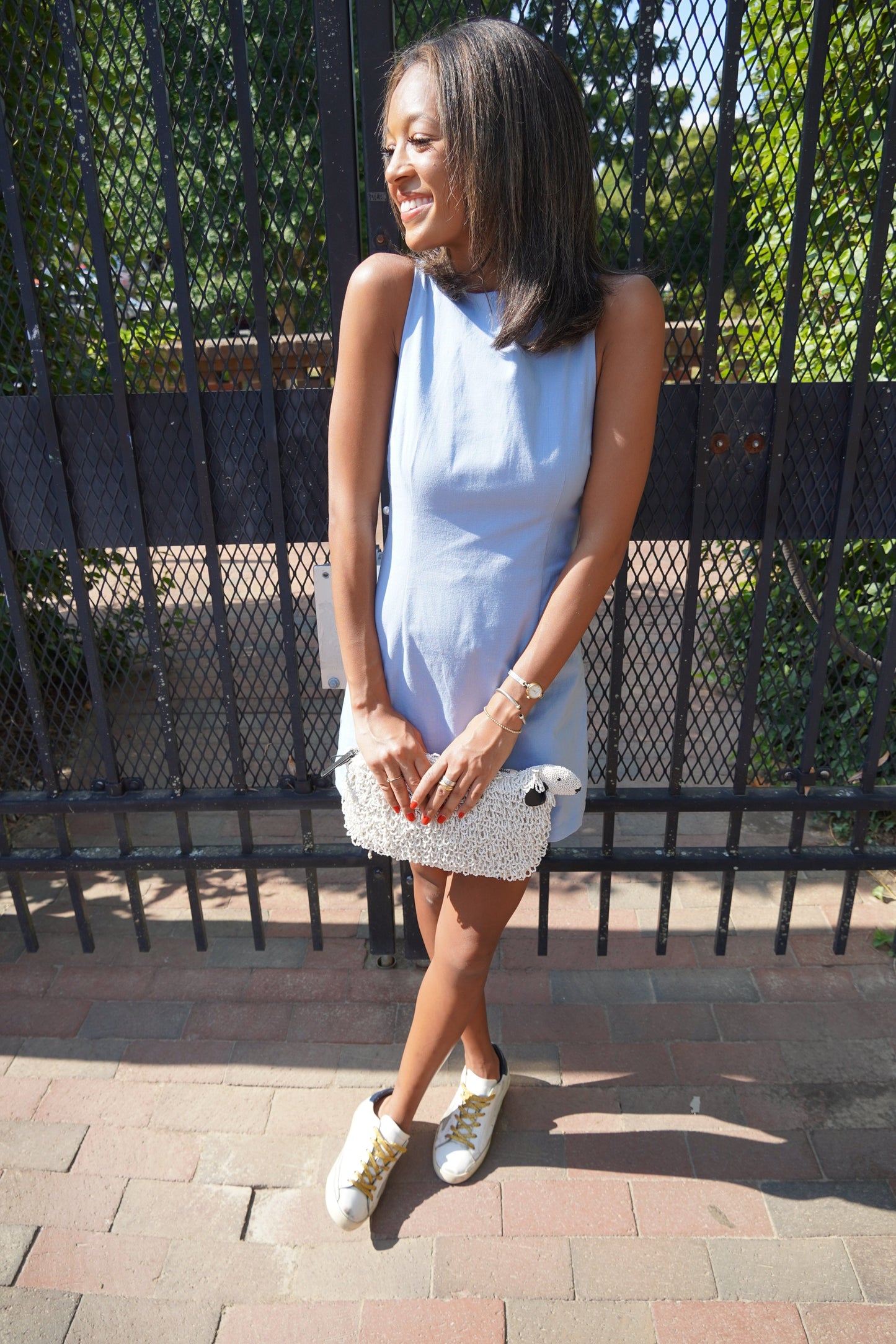 Boat Neck Dress With Shorts-Dresses-Uniquities
