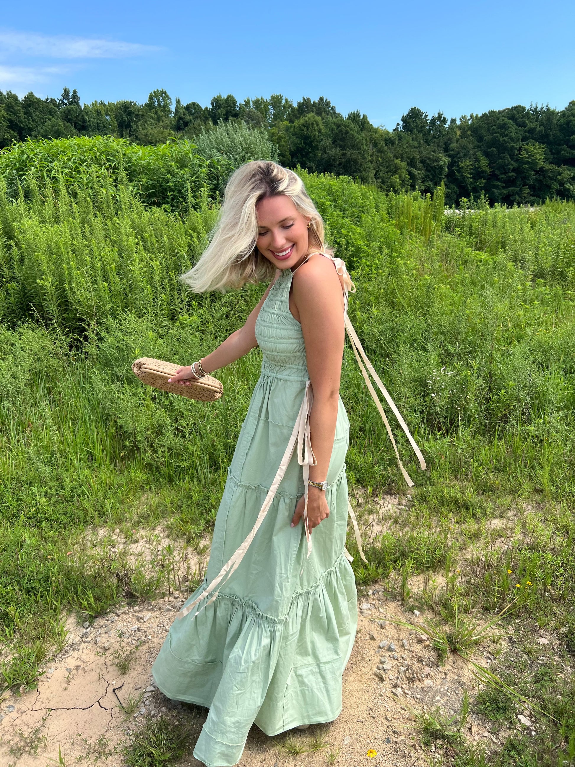 Patchwork Maxi Smock Slip Dres-Dresses-Uniquities