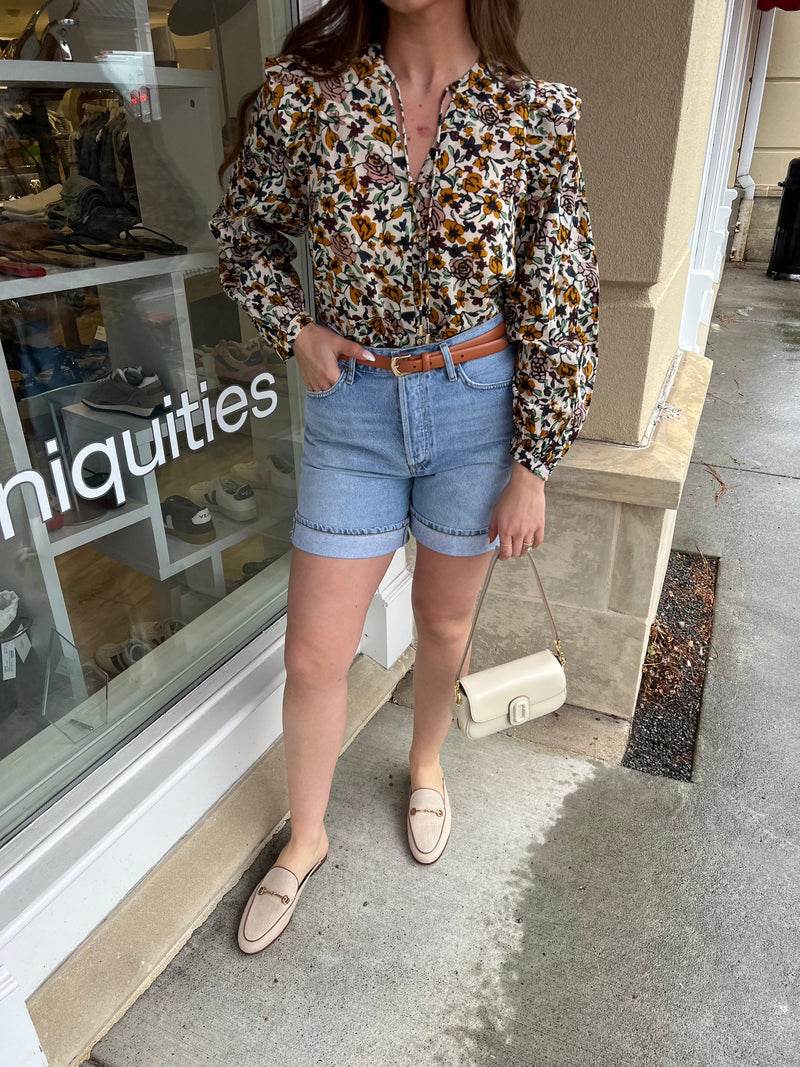 Dame Short in Tension-Denim-Uniquities