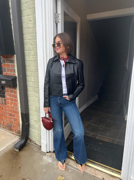 Emy Leather Jacket-Jackets-Uniquities