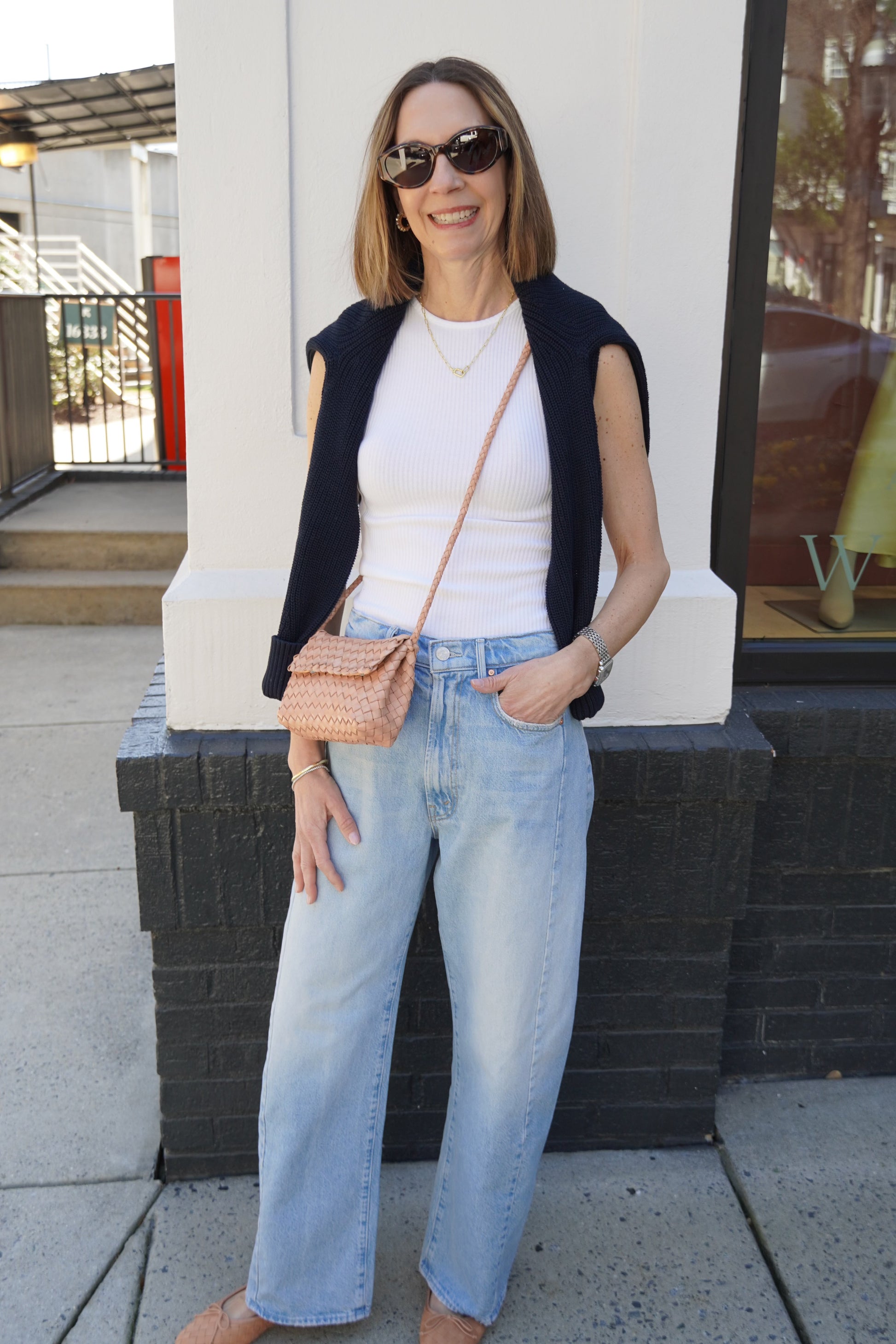 The Full Pipe Flood Jeans in Back Pedal-Denim-Uniquities