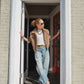 Lola Eve Bomber In Amber-Jackets-Uniquities