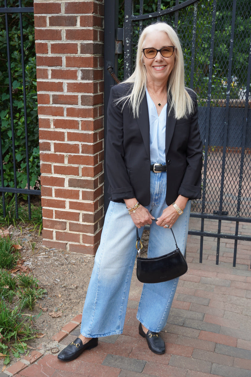 One Button Slim Jacket-Jackets-Uniquities