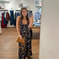 Golden Nature Maxi Slip Dress