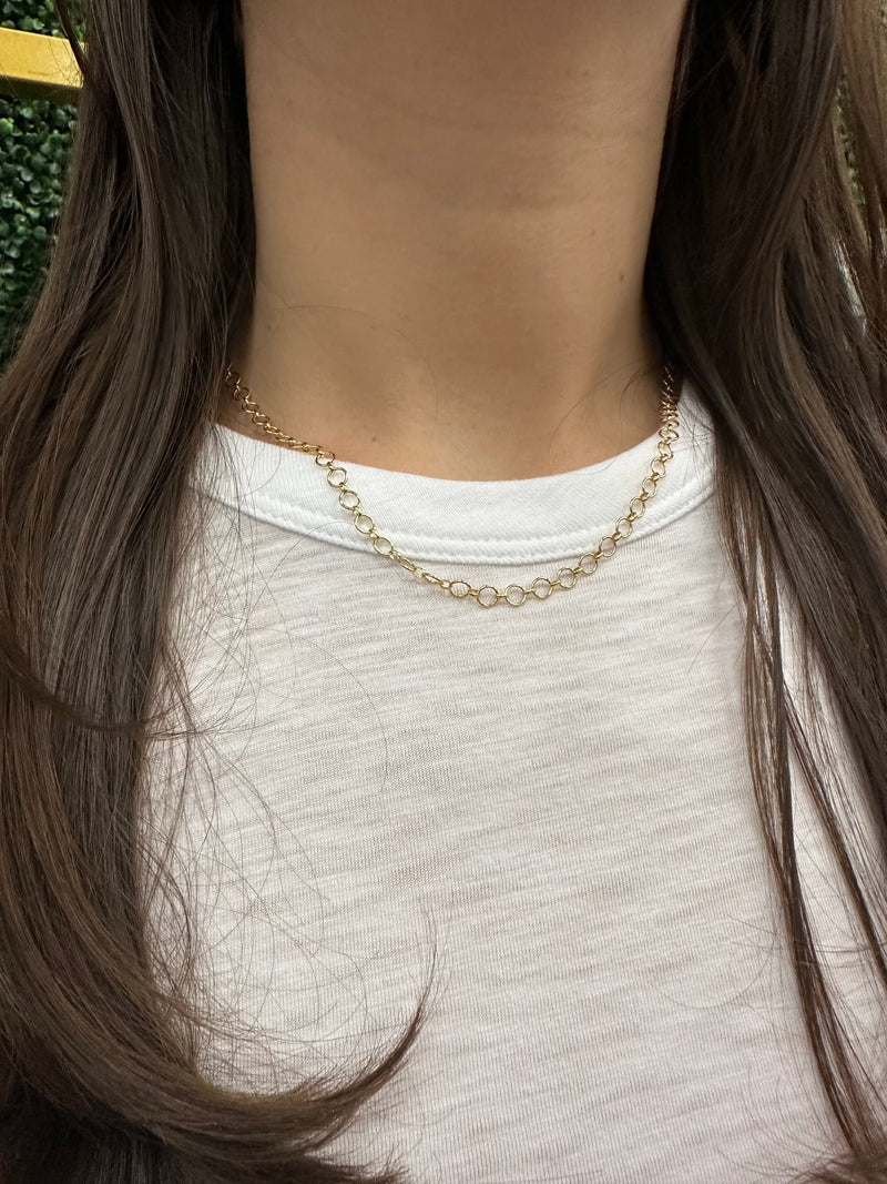Classic High Polish Chain 18"-Jewelry-Uniquities