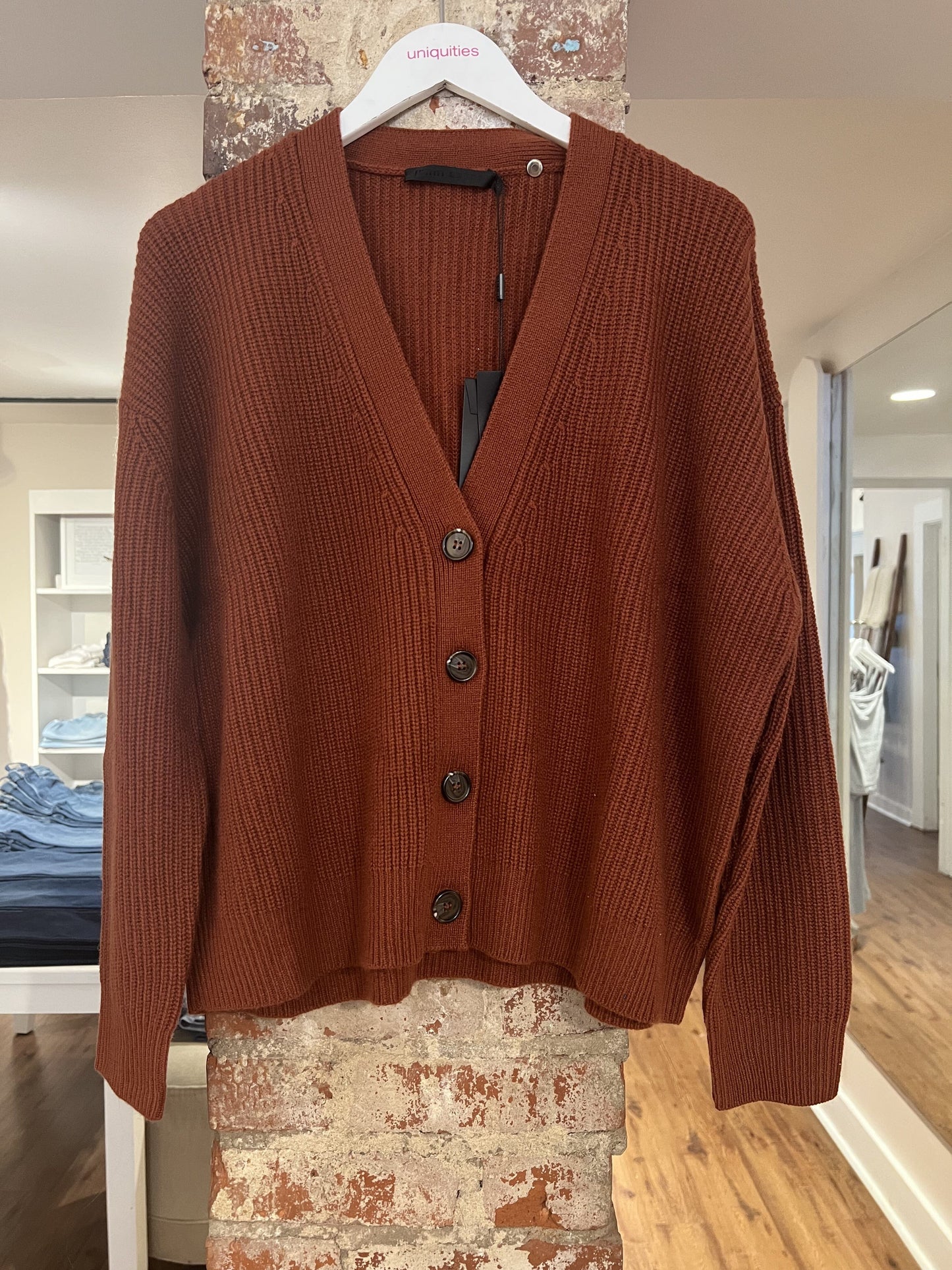 Cropped Cocoon Cardigan Sweaters Jenni Kayne 