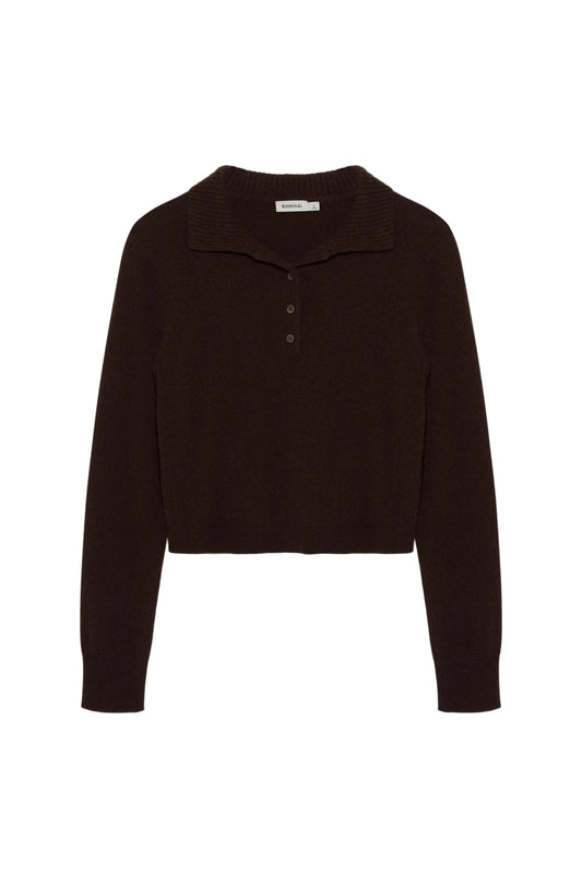 Constance Long Sleeve Polo-Tops/Blouses-Uniquities