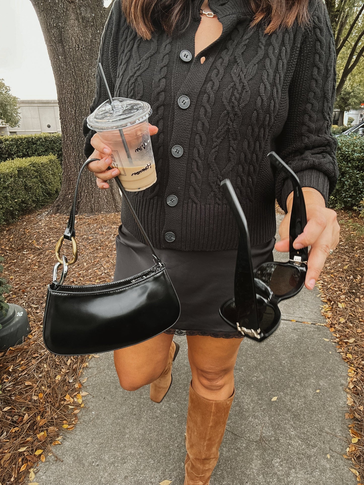 Lace Trim Mini Skirt-Bottoms-Uniquities