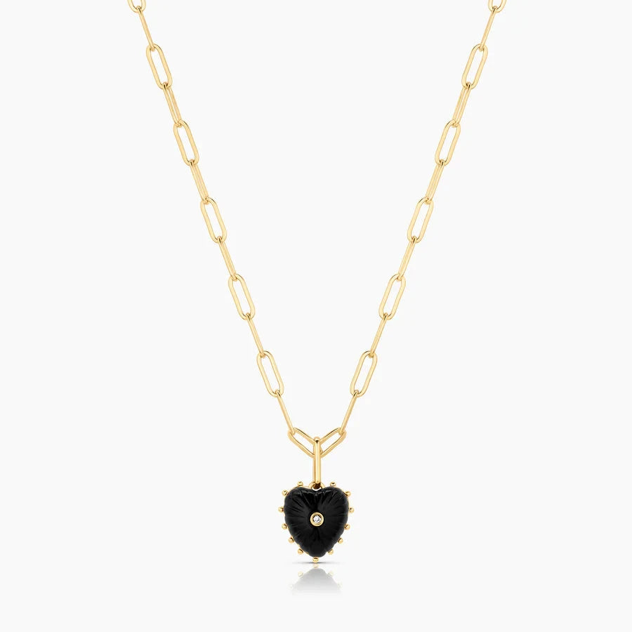 Isabel Onyx Necklace-Jewelry-Uniquities