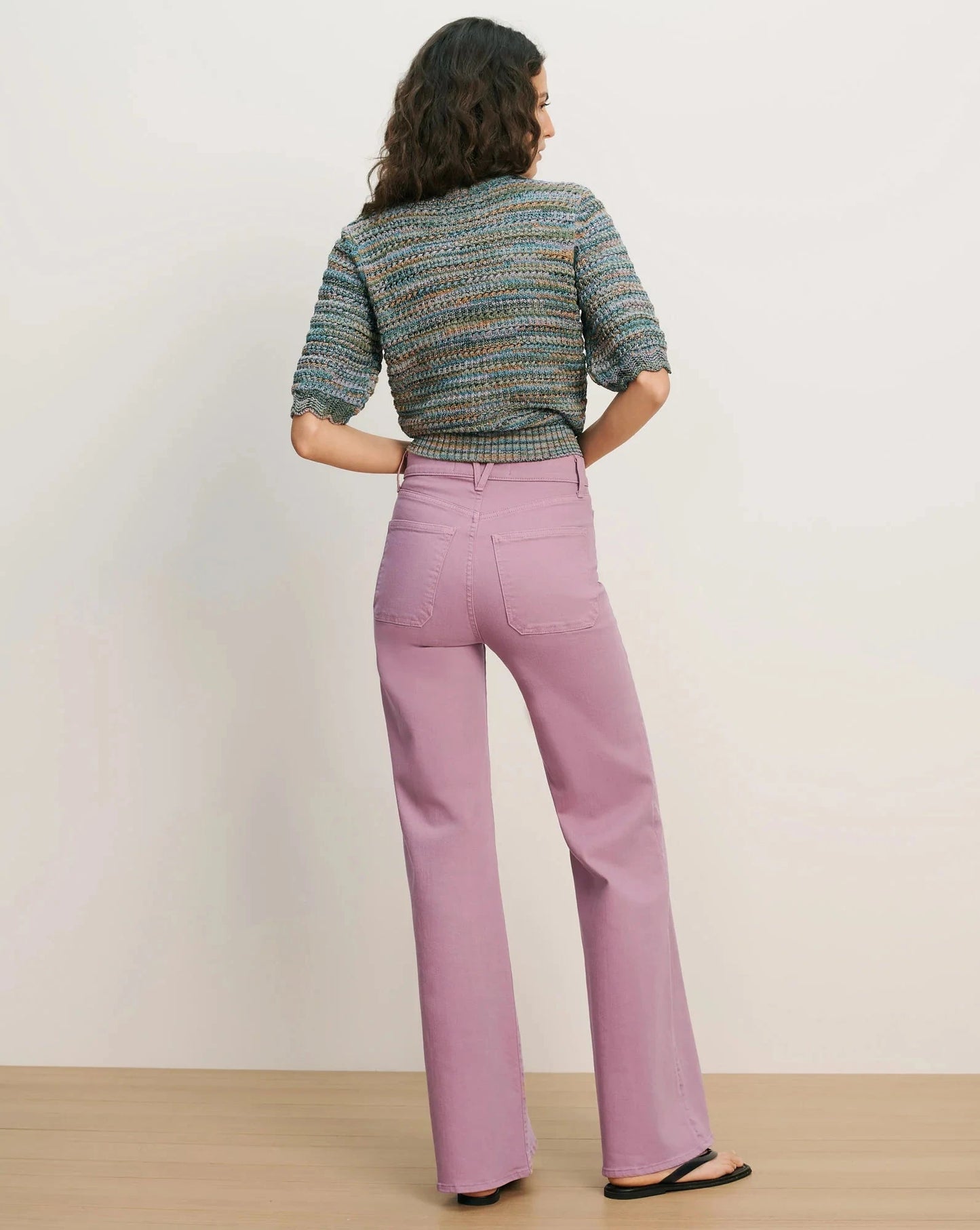 Joplin High Rise Wide Flare-Denim-Uniquities