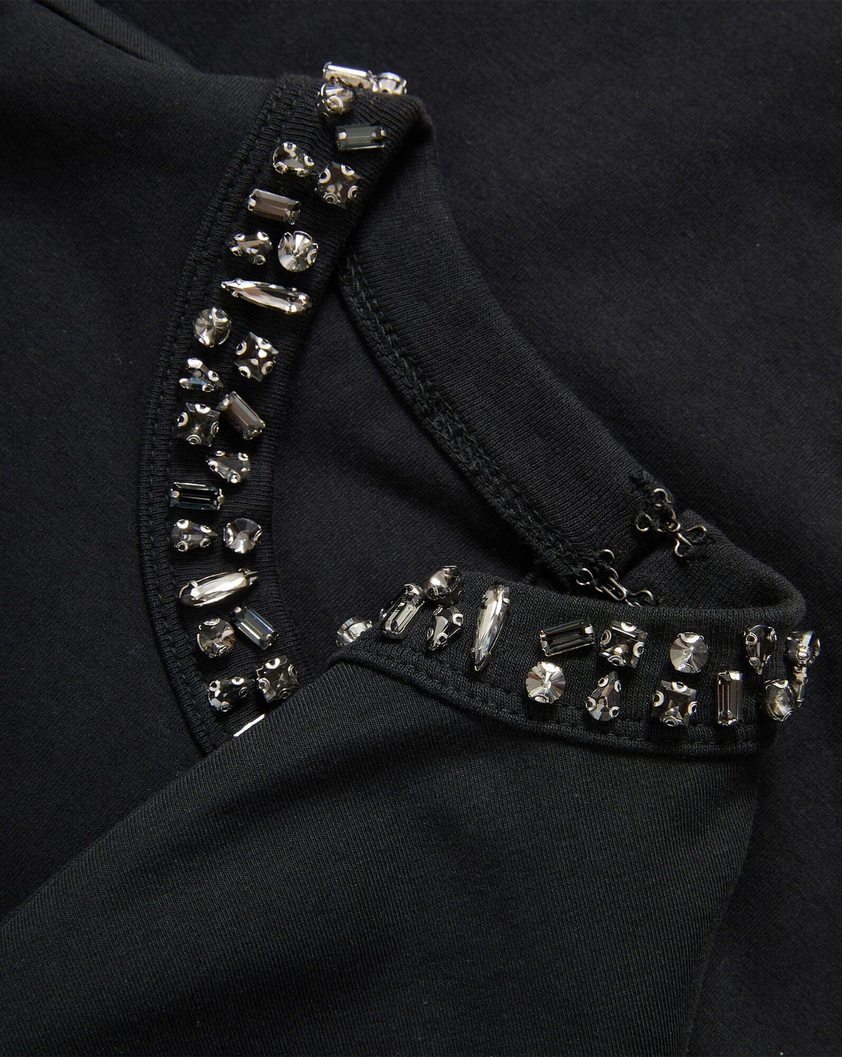 Sebastian Jewel Neck Tee-Tops/Blouses-Uniquities